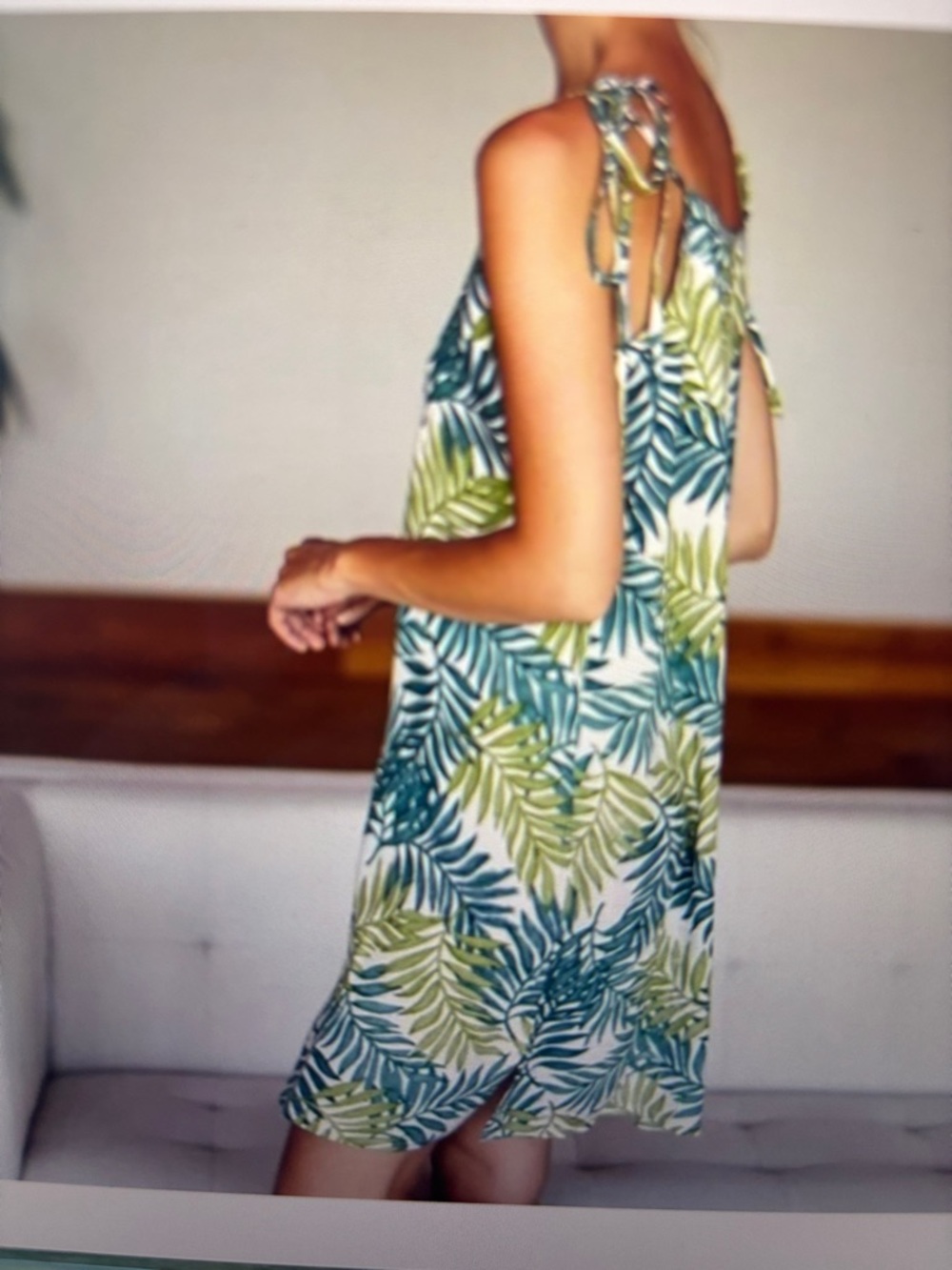 Emerson Fry “Curation” Leafy Greens sundress.